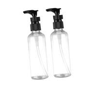COLLBATH 4 Piezas Botellas de Viaje Rellenable con Bomba Dispensadores Portátiles para Loción Champú y Emulsión Envases Reutilizables para Cosméticos y Cuidado Personal