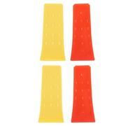 COLLBATH 4 Piezas Cuñas para Talar Árboles de Plástico Ligero Púas, Alta Estabilidad bajo Cargas Pesadas para Corte Seguro y Controlado en Trabajos Forestales