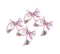 COLLBATH 4 Piezas De Accesorios Para El Cabello Para Niñas Pinzas Para El Cabello Con Lazo Mini Pasadores De Cinta Con Lazo