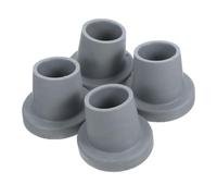 COLLBATH 4 Piezas Pies de Repuesto Antideslizantes para Silla de Ducha Patas de Goma Reforzadas con Metálico Compatibles con Asiento Baño y Banco Transferencia de Unidades Grises