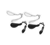 COLLBATH 4 Piezas Silicona Antideslizante para Soporte de de Gafas Reemplazo y Duradero Compatible con Varios de