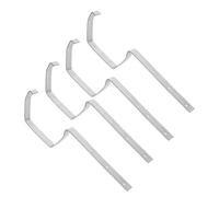 COLLBATH 4 Piezas Soportes de Canalón de Robusto Soporte Metálico Resistente para Tejados para Drenaje de Agua Edificios Residenciales