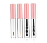 COLLBATH 4 piezas Tubos Rellenable para Máscara y Delineador de Ojos Pet Contenedores Reutilizables con Tapa Rosa Envases Compactos y Duraderos para Maquillaje DIY Color Color Aleatorio