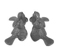 COLLBATH 4 Utensilios de Cocina de Hierro Fundido Natural en Forma de Pájaro Suplemento de Hierro Vegano Seguro para Embarazadas y Deportistas en Dietas Veganas y Anemia