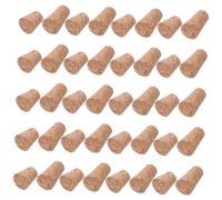 COLLBATH 40 piezas Tapones de Corcho Tapered de Madera para Botellas de Vino Cerveza y Proyectos de Manualidades Tapones Sustitutos para Botellas de Vidrio Instalación y Alta Durabilidad