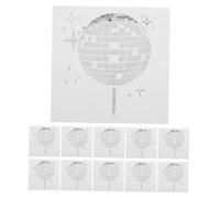 COLLBATH 40piezas Servilletas De Bola De Discoteca Vintage Servilletas Cuadradas De Papel Diseño De Disco Unidades Para Fiestas Temáticas De Discoteca Bares y Cafeterías