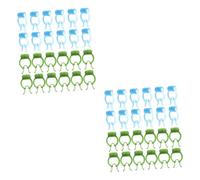 COLLBATH 48 Piezas Clip Corrector De Nariz Clip Para Detener Las Hemorragias Nasales Pinzas Nasales Pinza Para Tapón De Hemorragia Nasal Clips De Entrenamiento De Respiración Pulmonar Eva