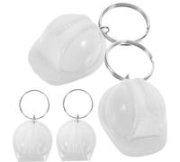 COLLBATH 4piezas Llavero Forma De Casco Miniatura Para Mochilas Colgante Decorativo De Metal Accesorio Estético y Único Para Diseño Artesanal