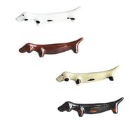 COLLBATH 4piezas Soportes para Palillos De Cerámica Diseño De Perro Porta Tenedor y Cuchara Decoración De Cocina