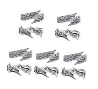 COLLBATH 5 Juegos Anillo De Ala Angular Para Fiesta Anillo De Ajustable Anillo De Diseño Único Suena Menos De 5 Anillo De Ala Angular Para Decoración Cobre 2 Piezas * 5
