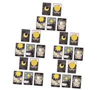 COLLBATH 5 Juegos Broche Pin Alfileres Tarot Cards Tarot Mini Tarot Deck Chinchetas Titular De La Insignia Pasador De Cuello Para Mujer Alfiler De Sombrero Para Mujer Aleación 5 Piezas * 5