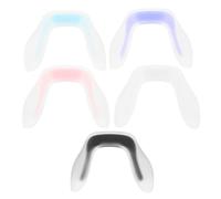 COLLBATH 5 Piezas Almohadillas Nasales para Gafas Infantiles Silicona Mate Multicolor Diseño Antideslizante U Soporte Cómodo y Resistente para Actividades Diarias