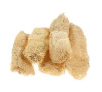 COLLBATH 5 Piezas Natural Loofah Multifuncional para Baño y Juguete Masticable para Animales Pequeños Esponja Vegetal Exfoliante Segura para Chinchillas y Conejos