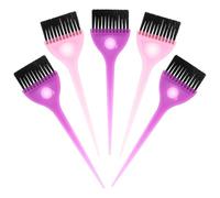 COLLBATH 5 piezas Peines Profesionales para Teñir Cabello Herramienta Práctica y Duradera para Salones y Uso Doméstico Diseño Colorido con Dientes Finos para Aplicación y Color Aleatorio