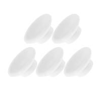 COLLBATH 5 Piezas Tapón De Drenaje del Refrigerador Enchufe del Congelador Horizontal Tapones para Congelador Horizontal Tapón De Sello De Goma Universal White