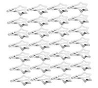 COLLBATH 50piezas Pinzas Cabello Forma De Accesorios Estéticos Cabello Diy Pasadores Antideslizantes De Metal Para Niñas Accesorios Para Peinados