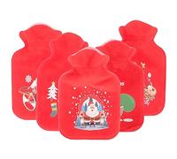 COLLBATH 5piezas Bolsa De Agua Caliente De Cartoon Calentador De Mano De Conejo De Peluche Botella Térmica Pequeña Para Invierno Para Aliviar Dolores Musculares y Estrés