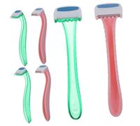 COLLBATH 6 Afeitadoras Desechables para Mujer Acero Inoxidable y Abs, Ligeras y Fáciles de Usar para Depilar Axilas y Zonas Íntimas Color Aleatorio