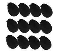COLLBATH 6 Pares Adhesivos Para Antideslizante Pegatinas Antideslizantes Taloneras Para Mujer Zapatos Pegatinas Antideslizantes Cojines De Resina De Vinilo Black