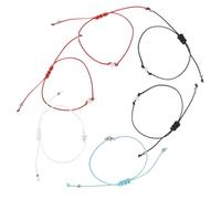 COLLBATH 6 Piezas Deseando brazalete madre hija pulsera de regreso a la escuela oro joyas para niñas pareo pulsera decorativa para hija pulsera hecha a mano para niñas accesorio hija cobre