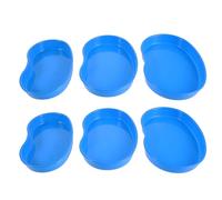 COLLBATH 6piezas Bandeja Dispensadora de Pastillas para Carro Médico Organizador de Medicamentos Forma de Riñón Unidades Contenedor de Pastillas Pequeño para Gestión Diaria Hospitales