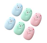 COLLBATH 6piezas Pastillas De Jabón Portátiles De Viaje Hojas De Jabón Desechables Para Lavarse Las Manos