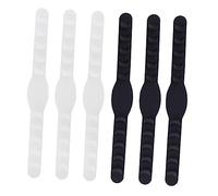 COLLBATH 6piezas Salvapiernas De Silicona Ajustables Protectores De Orejas Transparentes y Negros Soporte Flexible Para Máscaras Ganchos De Colgar Para Actividades Al Aire