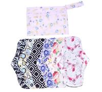 COLLBATH 7 Piezas Toalla de tía lavable compresas maternity postparto compresas incontinencia servilleta sanitaria mama seco toallas menstruales lavables compresas menstruales reutilizables