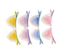 COLLBATH 8 Piezas horquilla de orejas de gato pasador de oreja de gato precioso pasador de pelo hair clips horquillas moño accesorio de cosplay pinza para el pelo con oreja de gato Felpa