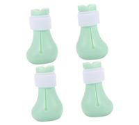 COLLBATH 8 Piezas pies de Gato Zapatos para Gatitos Botas con uñas de Gato Botines de Gato Cat Footwear Cubiertas de Garras de Gato Zapatos de Gato de Silicona Gel de sílice Light Green
