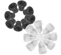 COLLBATH 8 Válvulas de Ventilación y 8 Balancines para Tanque de Combustible, Repuestos de Precisión para Motosierras, Prevención de Fugas y Equilibrio de Presión, Accesorio