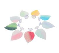 COLLBATH 9 Piezas Betta Fish Leaves Pad Artificial Leaf Hammock Plastic Fish Resting Spot Aquarium Decoration For Breeding and Tank Landscaping