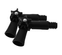 COLLBATH Adaptador de Ángulo Bisagra 2 Piezas para Poste de Extensión Roscado Americano, Accesorios para Plumero Telescópico y Limpiacristales, Uso Multipropósito para Limpieza en Altura