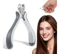 COLLBATH Alicates Metálicos Finos para Quitar Extensiones de Cabello sin Daños, Herramienta Rápida y Amigable para Uso en Peluquería Profesional