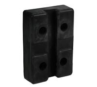 COLLBATH Almohadilla Negro de Goma Antideslizante para Gato Soporte Protector Que Protege el Suelo y Mejora la Estabilidad Elevador de Coche