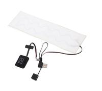 COLLBATH Almohadilla Térmica de Fibra de Carbono para Cuello y Hombros Calentamiento Rápido 5v/2a, Temperatura Ajustable de 35℃ a 55℃, Adecuado para Pañuelos y Ropa