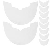 COLLBATH Almohadillas Adhesivas Talón 5 Pares, Protectores de Goma Antideslizantes para Suela de Zapatos Talla 38-39, Reparación de Tacones para Zapatillas Deportivas y Baloncesto, Uso