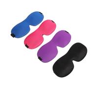 COLLBATH Antifaz Vision Extraocular 3d para Dormir, 4 Piezas, Poliéster y Espuma, Transpirable y Ligero, Bloquea la Luz, Adecuado para Viaje y Camping