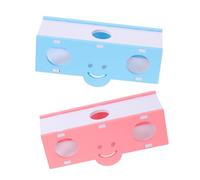COLLBATH Balancín De Plástico para Conejillos De Indias 2 Piezas Juguete Interactivo para Hámsteres Ejercicio Mental
