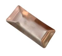 COLLBATH Bandeja de Toallas de Acero Inoxidable Multifuncional Resistente Arañazos y Agua Ligera y Portátil para Hoteles y Restaurantes Plato Rectangular para Servilletas y Snacks Color