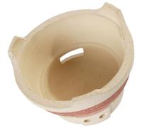 COLLBATH Barbacoa de Barro Pequeña para Carbón Vegetal Estufa de Barbacoa para Exteriores Resistente a Altas Temperaturas Rejilla para Asar Adecuado para Camping y Jardín