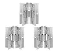 COLLBATH Bisagras de Resorte de Acero Inoxidable 3 Pulgadas, Cierre Automático Silencioso, Juego de 6 Piezas para Puertas Interiores y Gabinetes, Bisagras Pequeñas Resistentes para