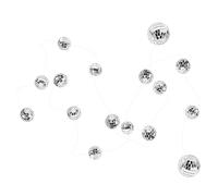 COLLBATH Bolas De Discoteca Espejadas Para Decoración De Fiestas Colgantes Para Bares y Eventos Accesorios Brillantes Para Celebraciones Para Bodas y Años Nuevos