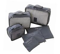 COLLBATH Bolsa De Almacenamiento De Viaje 6 Piezas Juego De Organizador De Embalaje De Viaje Bolsas Organizadoras De Equipaje Resistentes
