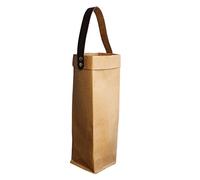 COLLBATH Bolsa De Vino Reutilizable De Papel Kraft Asa para Fiestas y Decoración Personalizada Navidad y Cumpleaños