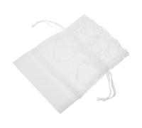 COLLBATH Bolsa para Joyería Cordón de Poliéster y Malla, Ligera y Fácil de Llevar, Adecuada para Guardar Pequeñas Decoraciones en Fiestas y Navidad