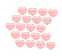 COLLBATH Bolsas Autosellantes para Joyas en Forma de Corazón Color Rosa 20 Unidades Bolsas Pequeñas Resellables para Anillos Collares y Almacenamiento Seguro en San Valentín