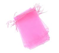 COLLBATH Bolsas De De Hilo De Perla Para Bodas y Cumpleaños 100 Pcs Diseño De Gasa Perfectas Para Dulces y