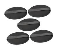 COLLBATH Borlas De Maquillaje Negras 5 Piezas Pequeñas Esponjas Para Polvo Suelto Base De Maquillaje Profesionales Uso Hogar Viaje Suaves Latex Free