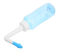 COLLBATH Botella de Irrigación Nasal Portátil 300 Ml para Adultos y Niños, Válvula Manual Ajustable, Limpiador de Senos Paranasales de Plástico, Kit de Lavado Nasal para Cuidado Diario